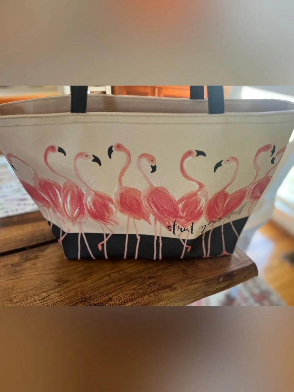 Flamingo Print Tote Bag - Kate Spade limited edition